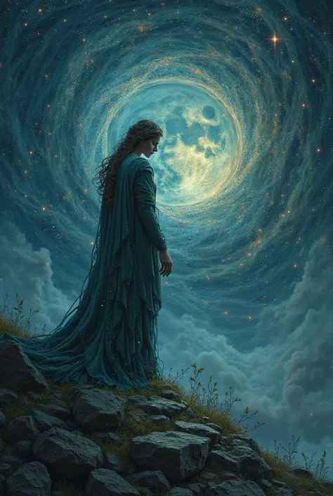 Dark chaos（Chaos）Growing out of him is Gaia, the first god in Greek mythology（Gaea），She is the goddess of the earth；Gaia continues to grow，Just when she feels lonely，Uranus, the second god in Greek mythology（Uranus）She rises from the earth，She is called th...