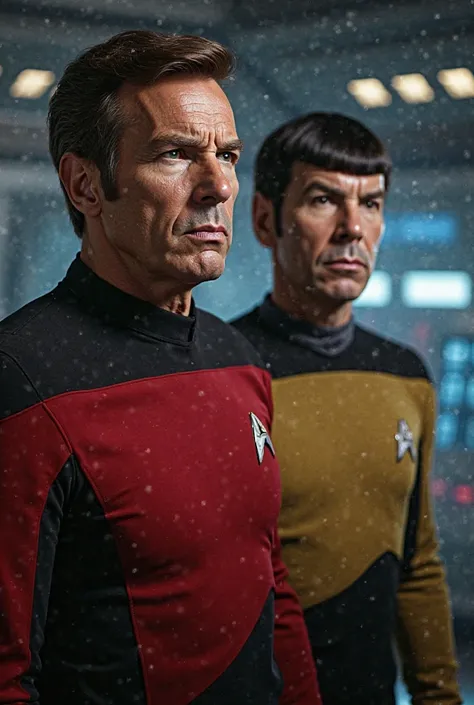 Captain kirk and spock