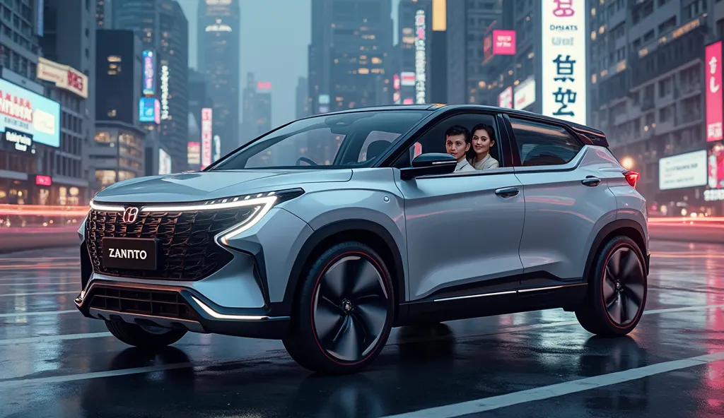 2025 New Daihatsu Tanto japanese car with man and woman 