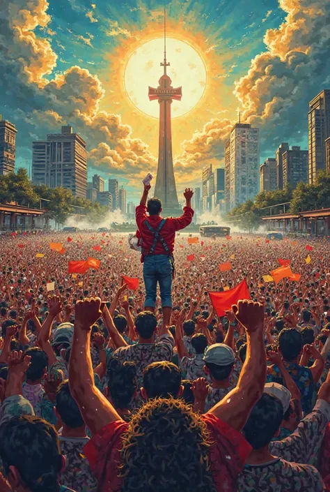 I want a poster that something unique about Edsa revolution people power