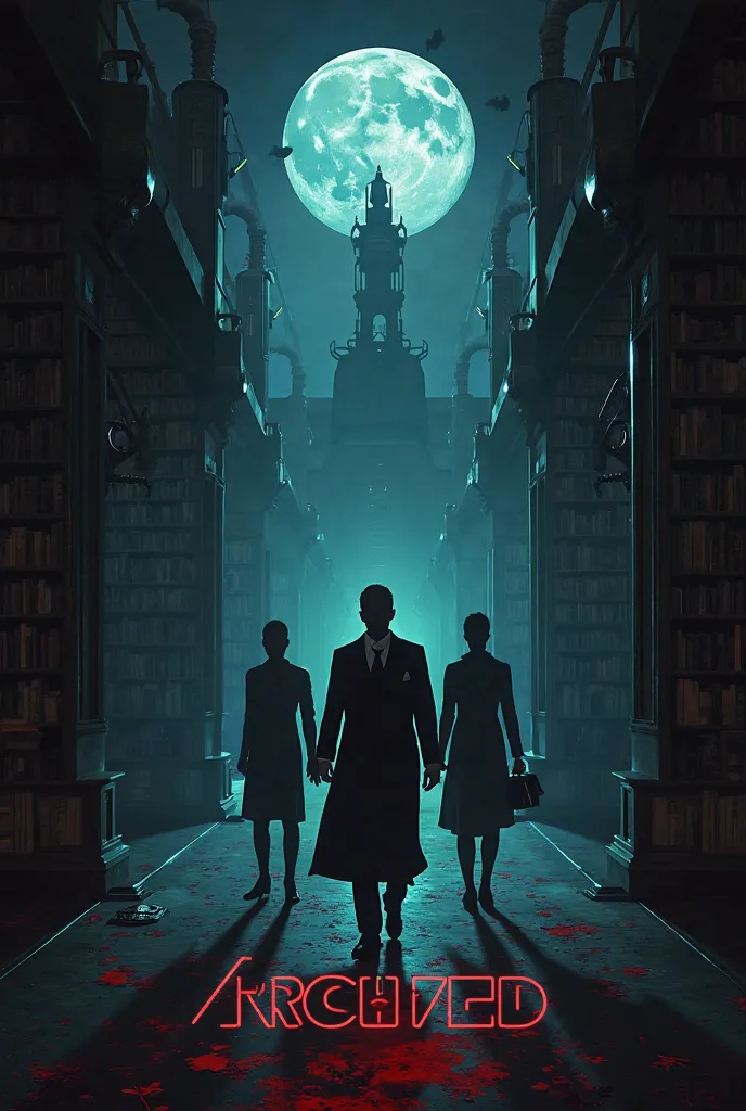 Sure! For a cover art fitting Archived, it should reflect the dark, dystopian, and mysterious atmosphere of Project Moon’s games. Here’s what I envision:
	•	Setting: A grand yet decayed library or facility, with towering bookshelves or ominous mechanical s...