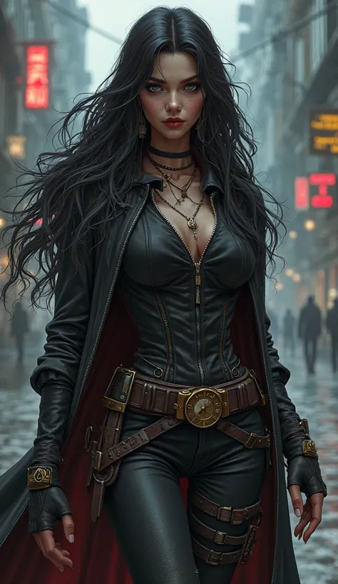 Liesel van Helsing is one of the most distinctive characters in the Zenescope Grimm universe, } and her appearance plays an important role in her presentation. Here is a detailed more detailed description, that takes into account various aspects of her app...