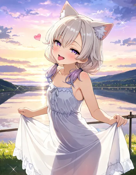((Masterpiece)), ((best quality)), (8K), (from side), cinematic lighting, (detailed background:1.2), (super detail:1.2),(High Definition:1.3), (Professional Photography:1.2), (very aesthetic:1.2), (absurdres:1.2), (sharp focus), ((1girl)), Cute young Girl,...