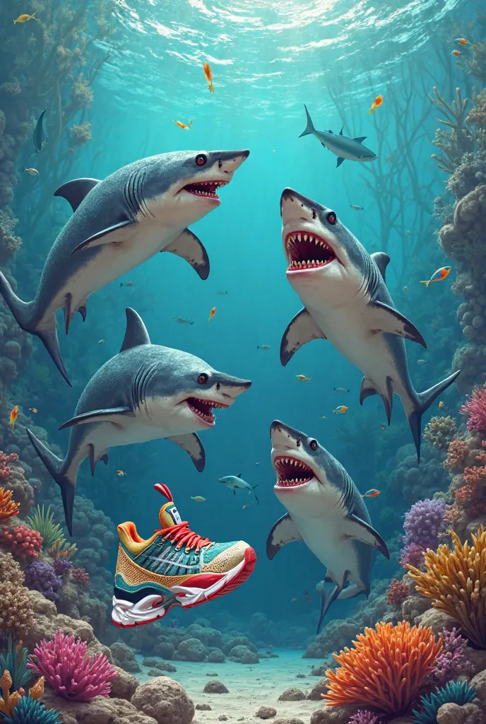 Make me sharks who have tn shoes