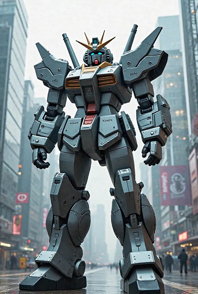 Background: Hightech Japan
A Mega muscle gundam high tech.
In middle of Gundam have write green text: "CKD VN"