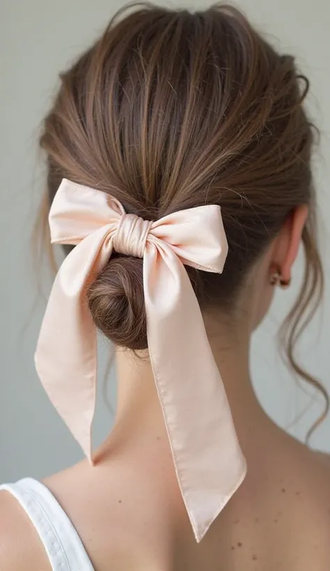 My product is a hair tie bow