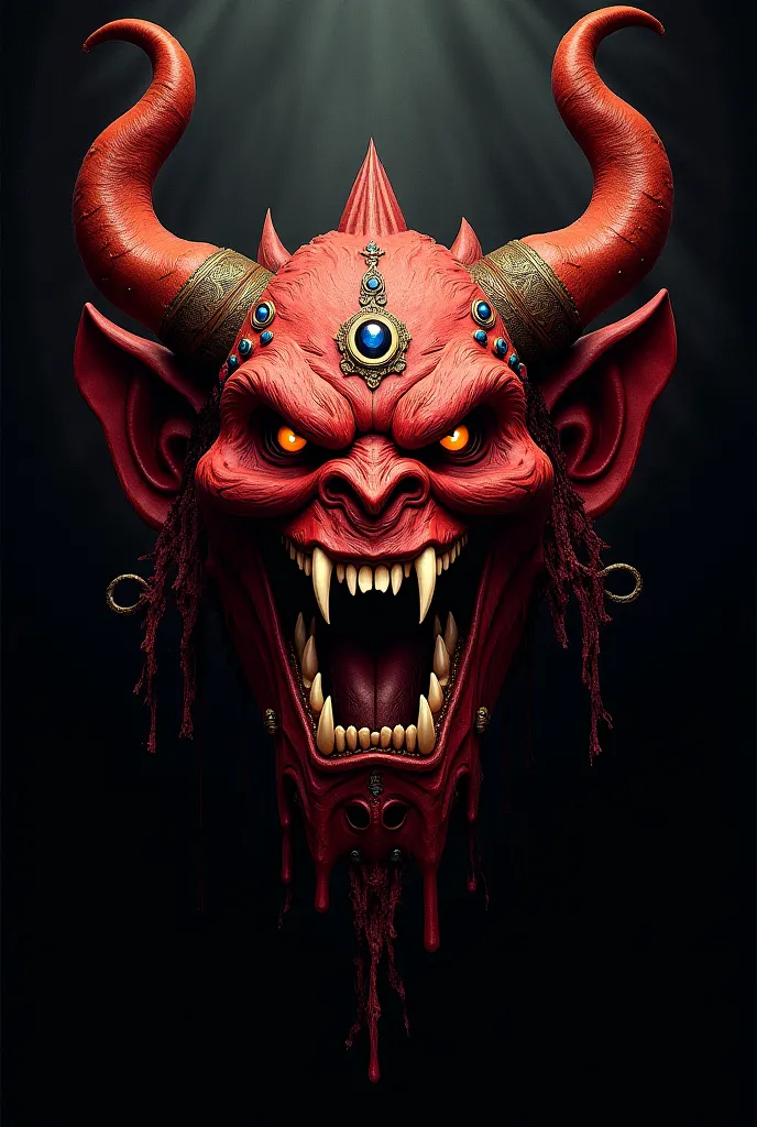 traditional Sri Lankan Devil face