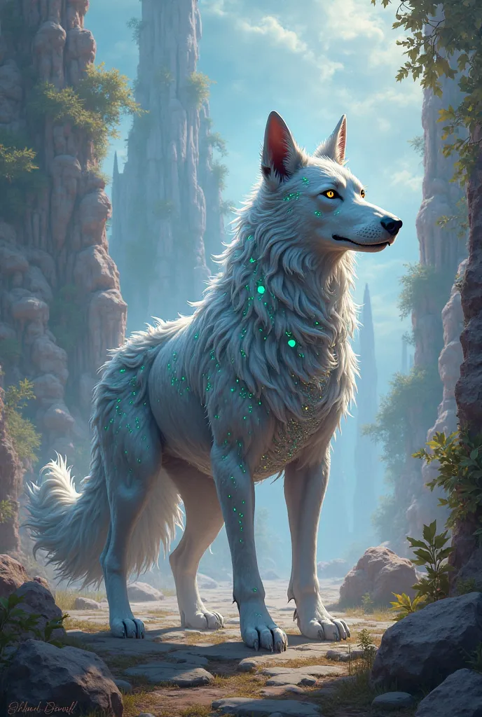 Make a fantasy dog