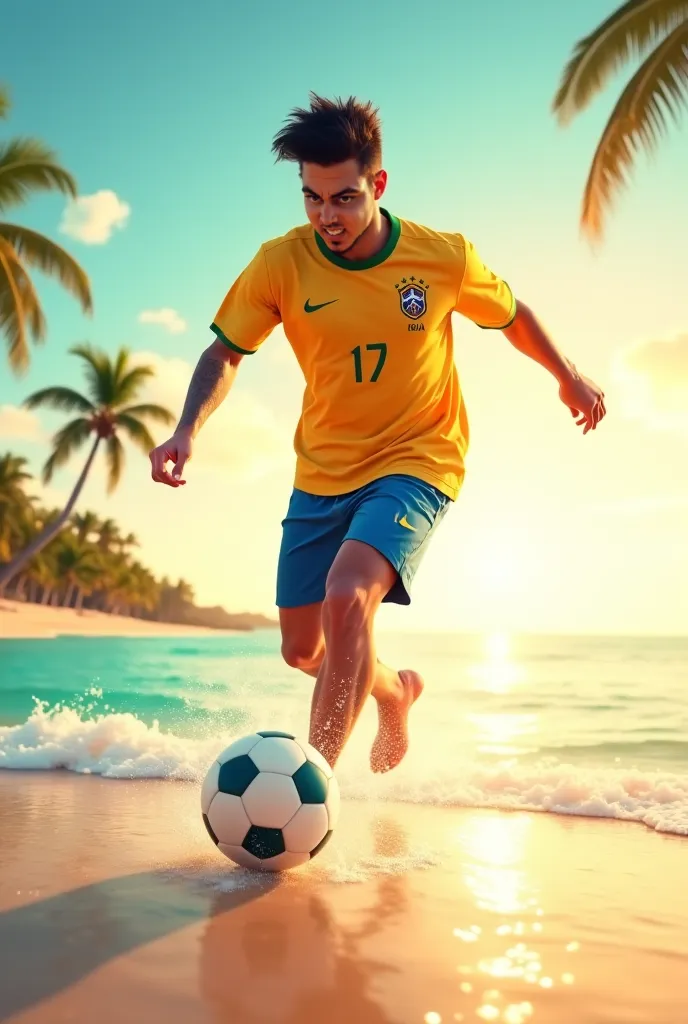 Play Neymar by the beach 