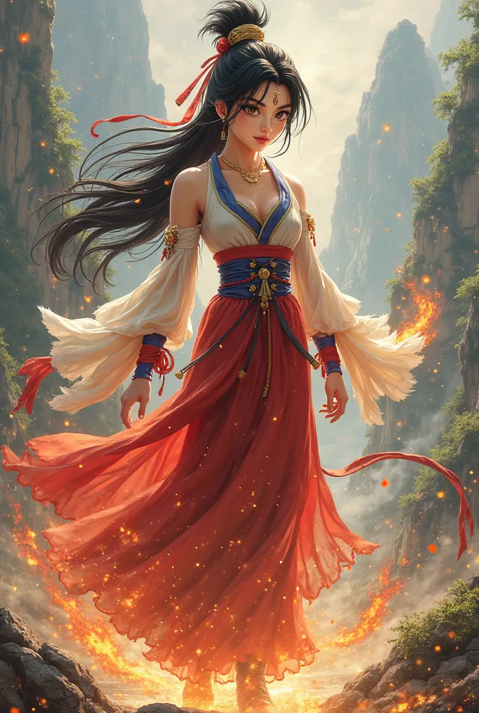 Disny princess mulan fusion with goku