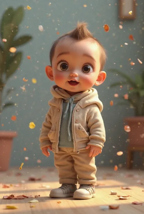 A human baby eventually becomes a successful person.
3D animation 