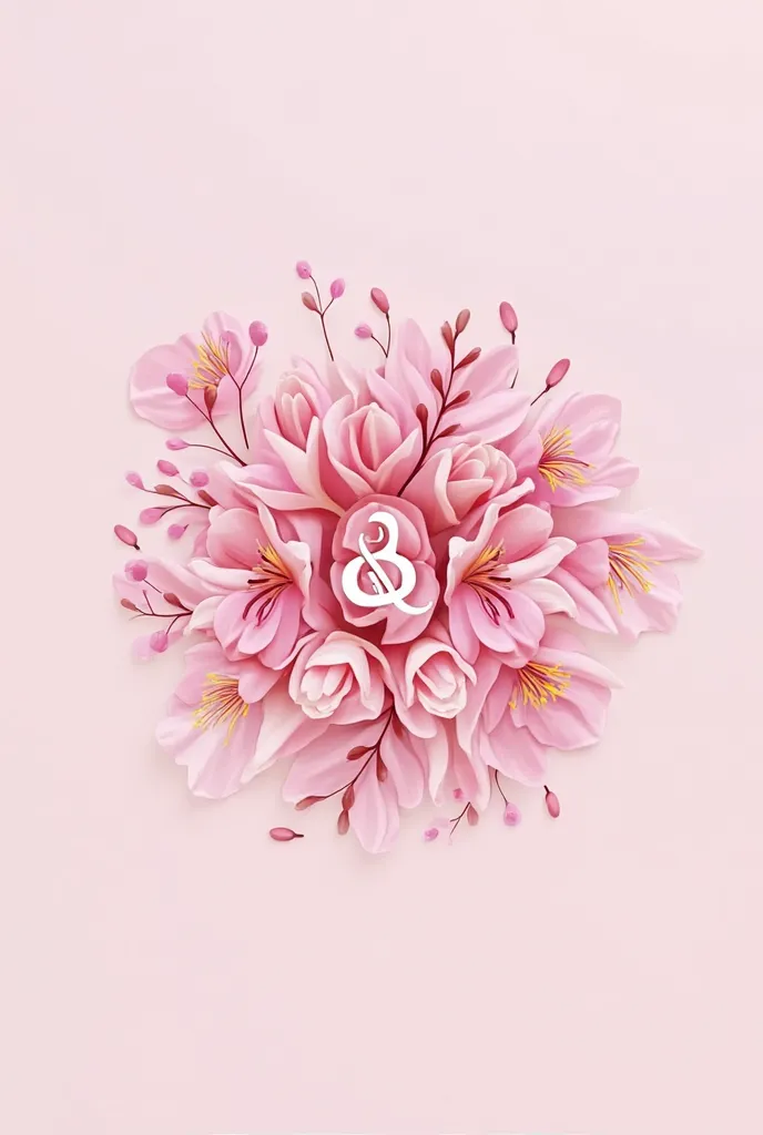 Logos with pink flowers