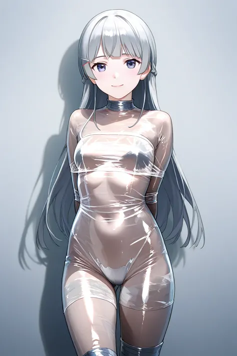 tsukino mito, plasticwrapped, plastic wrap, Saran Wrap, shrink wrapped, mummified, bdsm