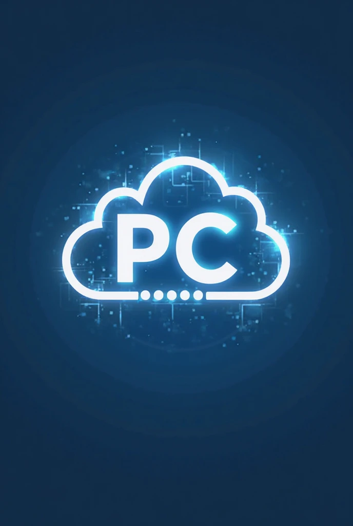 Logo with the letters PC inside a cloud