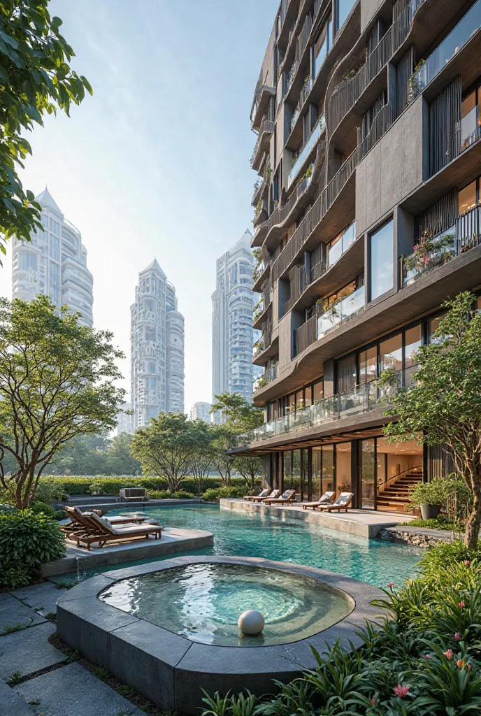 Luxury condominium that is pet-friendly, has nice pool and park, community living, has view of KLCC