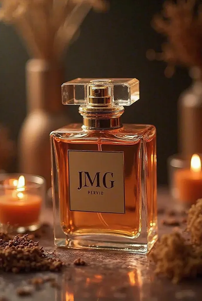 Perfume with a brand name JMG