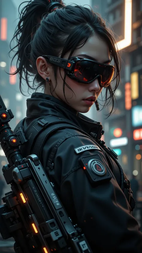 woman，A Dramatic Scene，A Skilled Sniper Makes Critical Shots for Critical Situations，A Sniper Acting Alone， Focus ，One Shot Ding Jiangshan，Sharpshooter，Accurate Aiming，High Risk Moments，Mystery ，High-tech，High Quality CGI