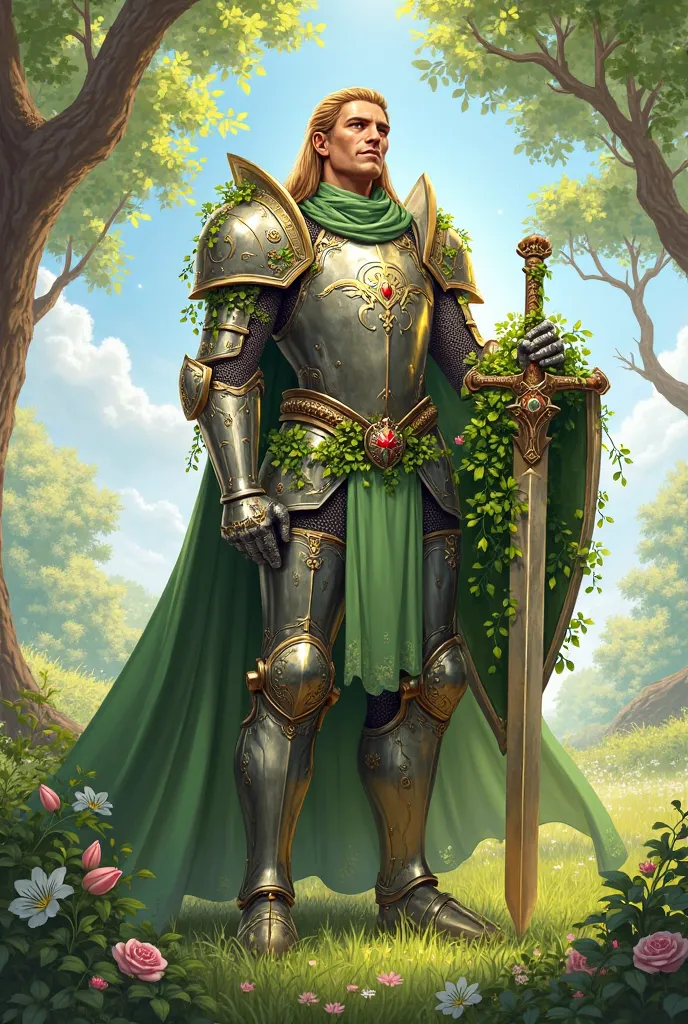 The month "June" as a knight