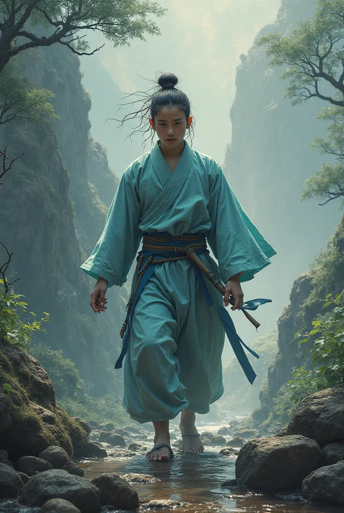 **Title: The Silent Dragon**

In the heart of the misty mountains of southern China, nestled among ancient pines and cascading waterfalls, lay the secluded village of Longwei. The village was known for its rich history of martial arts, and its people were ...