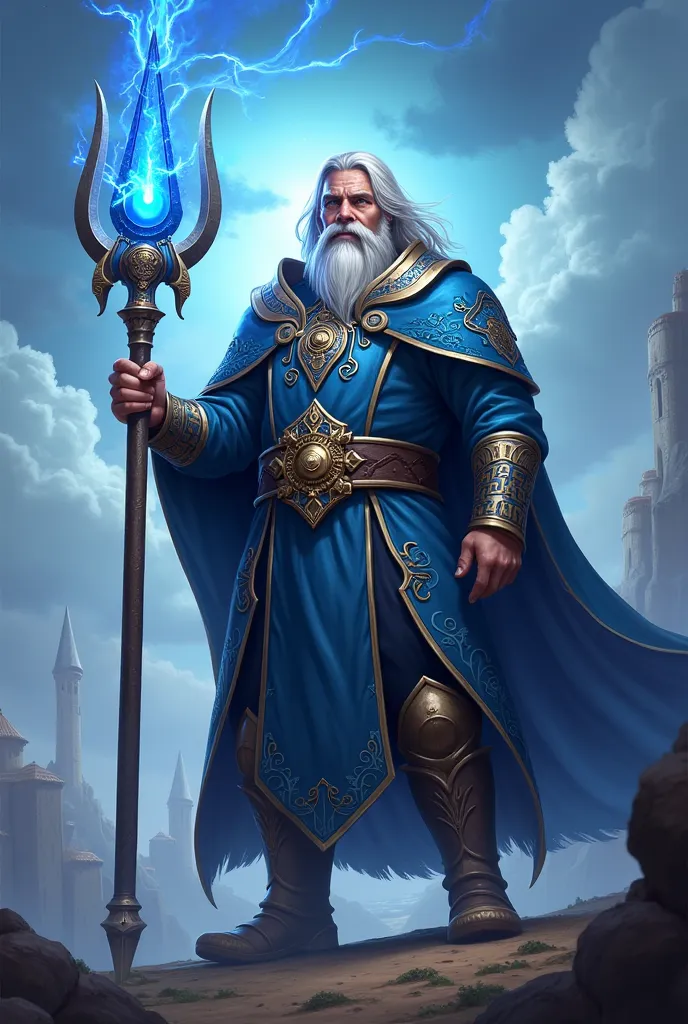 create New character in the game "Clash of Clans" Odin's Storm Keeper with Arcane Spear