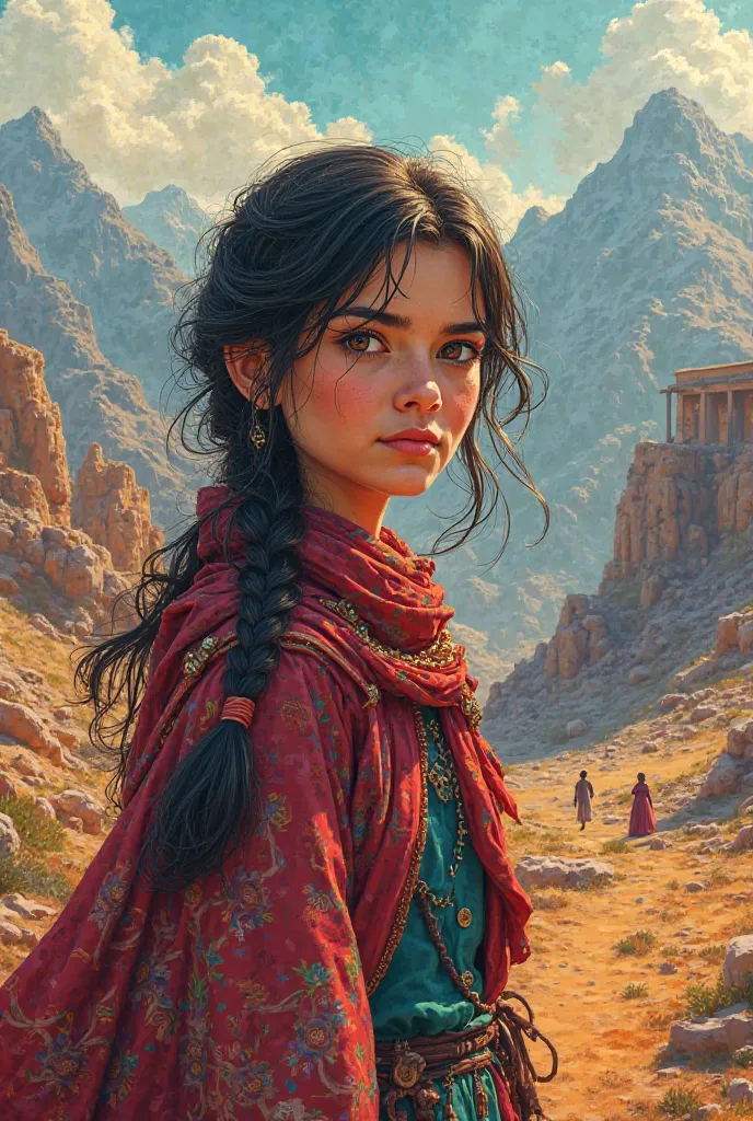 A disney pixar movie poster titled kurdistan kurdish woman