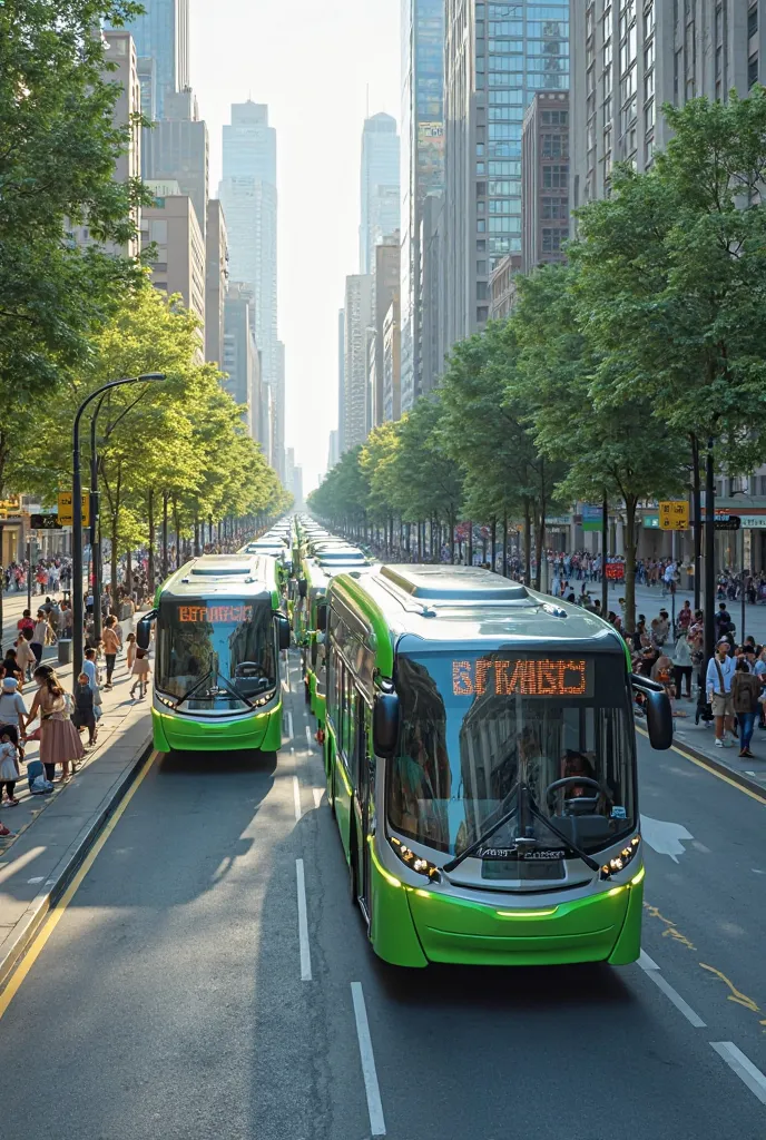 Electric buses