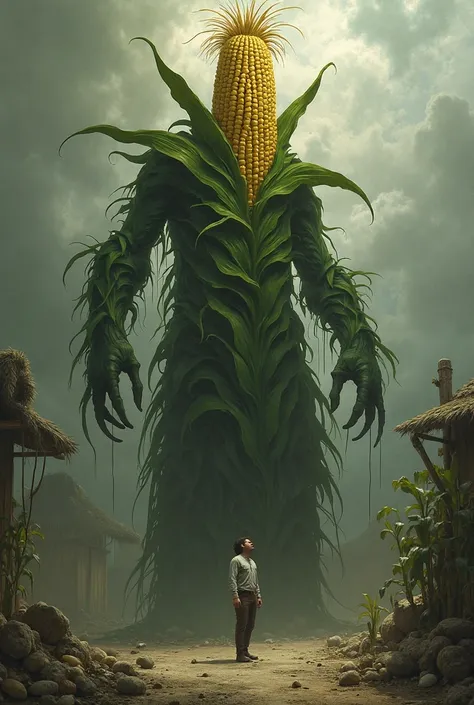 a corn steping over a man named gorbon