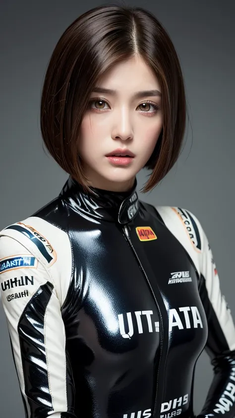 bust up shot, dynamic lighting, (Highest quality:1.4), 32K resolution, (realistic:1.5), ( super real:1.5), High resolution UHD, ( masterpiece:1.2), ( quality improvements:1.4), (1. lady),  supermodel in her wet 20s, Female rider, 21 years old, perfect anat...