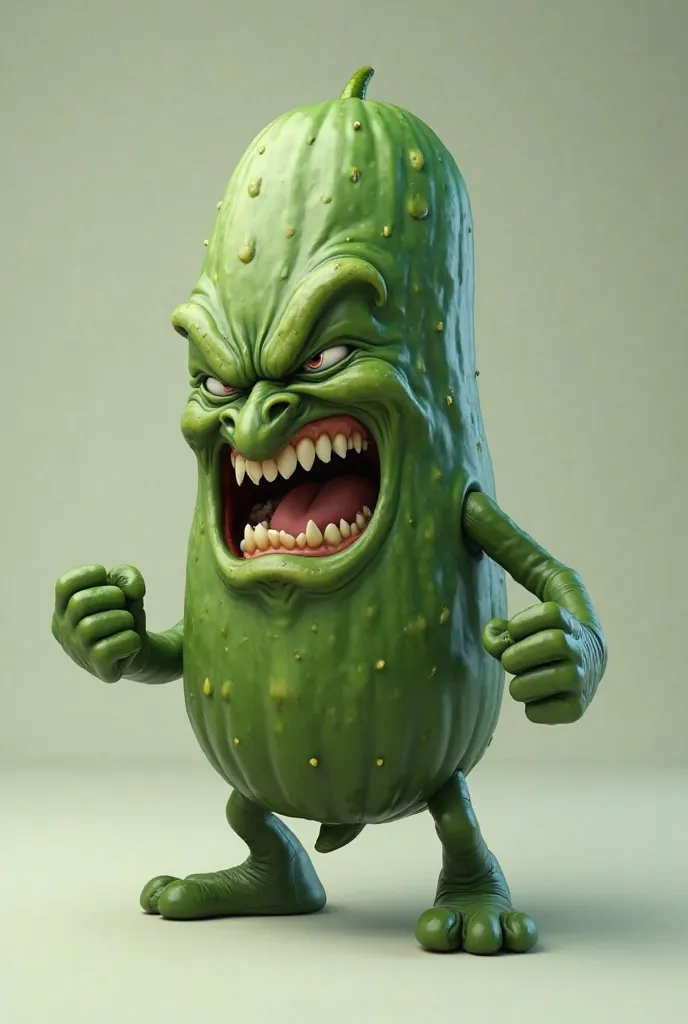 The angry cucumber