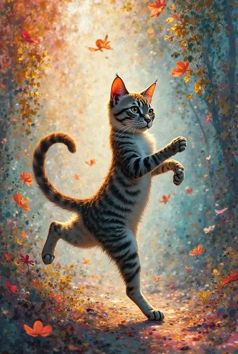 Dancing cat