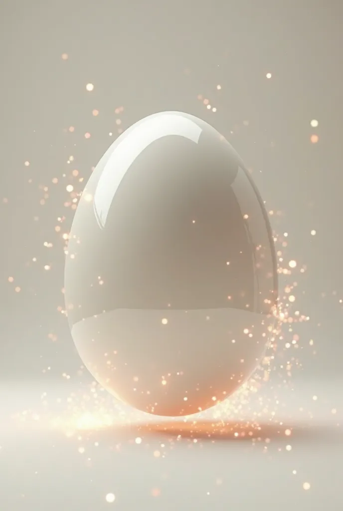 A hyper-realistic egg that dances