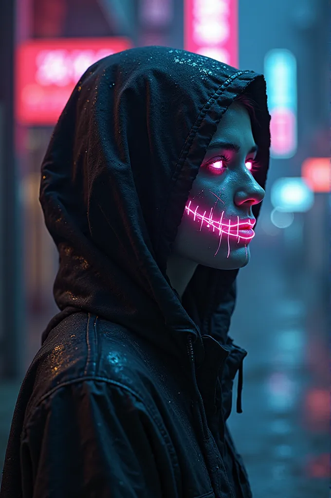 
9
Naki Shelu
Remix
Prompts
Copy
girl in a hoodie with a neon mask, Phantom Neon, Neon & Dark, profile picture 1024px, background image, Dark art style, neon cyberpunk, evil smile and glowing eyes, synthwave art, Neon Black, Cyberpunk art style, Scary styl...