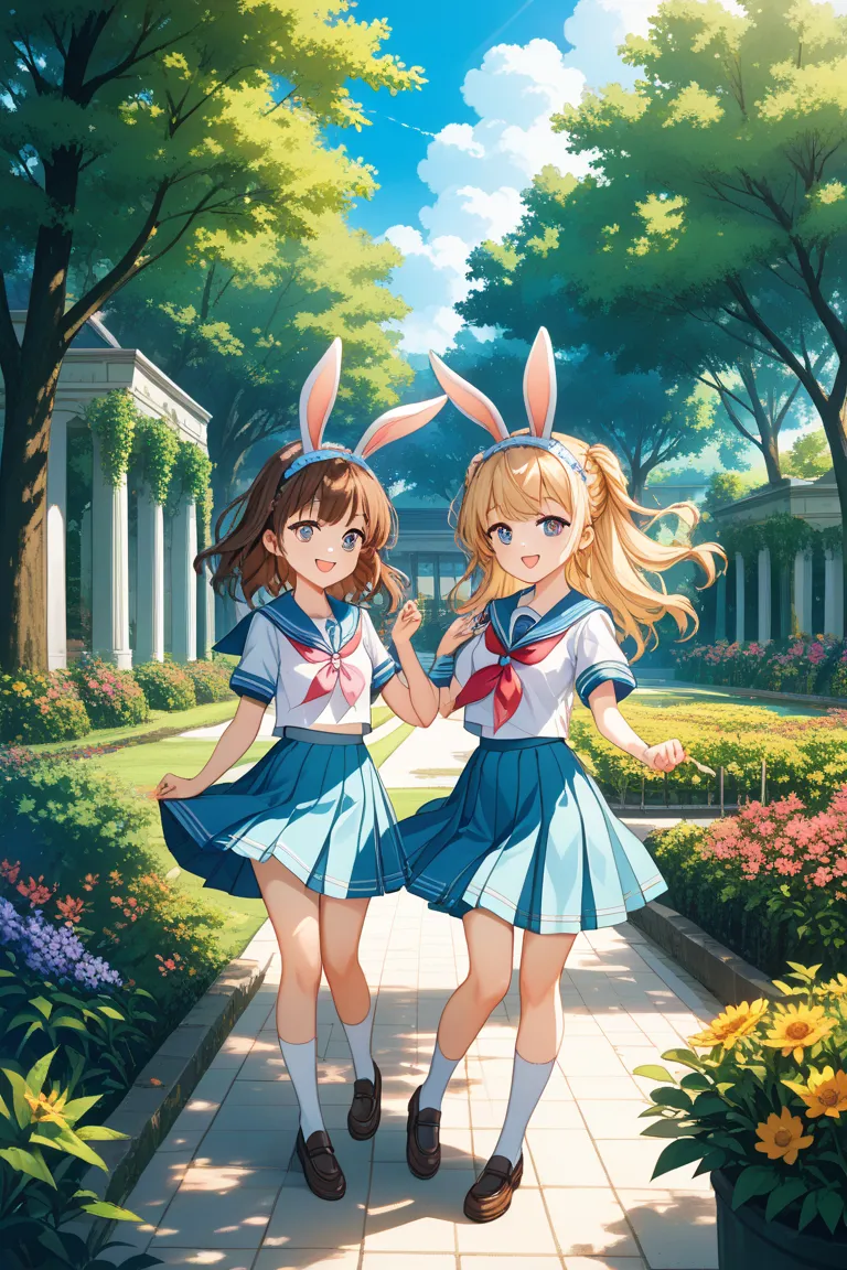 bunny girl　 schoolgirls