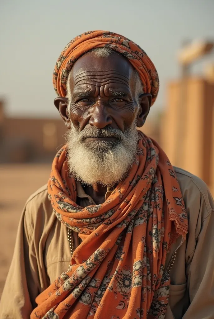 Old Sudanese nurse Man