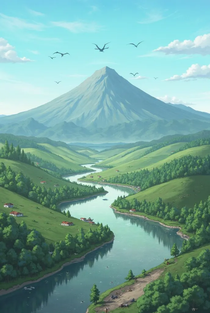 Naruto landscape background