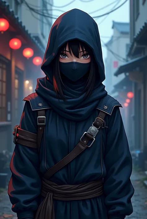 I want a ninja in the way the anime is drawn. The reality does not cover his whole face except his eyes