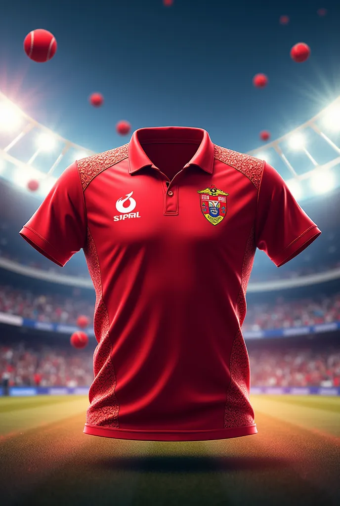 Ipl red team jersey banner 