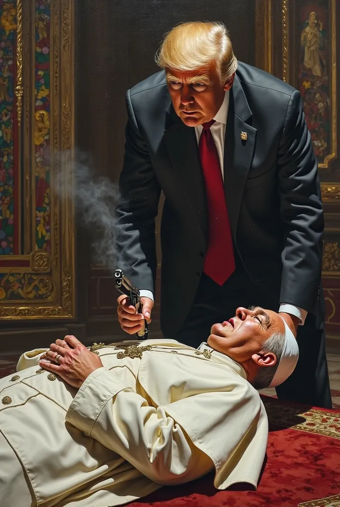 Pope Francis was killed by Donald trump