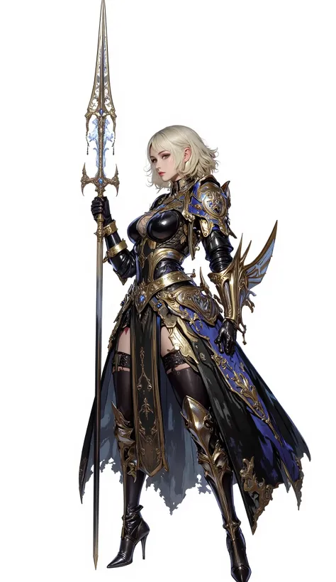 (Masterpiece:1.5,Top Quality:1.3,Amazing Quality:1.3), (Pulsating stance), (Anime Character), ((nsfw)), Solo, Full Length, Chiara, 1 Girl, ((Sexy cute girl:1.5)), White Skin, Silver Gauntlets, Silver Boots, Western sexy Armor, Shining Clothes, gleaming d...