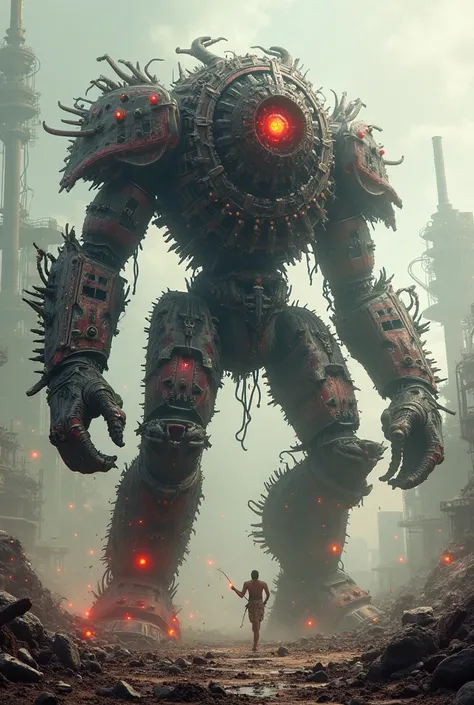 Chainsaw blade golem 