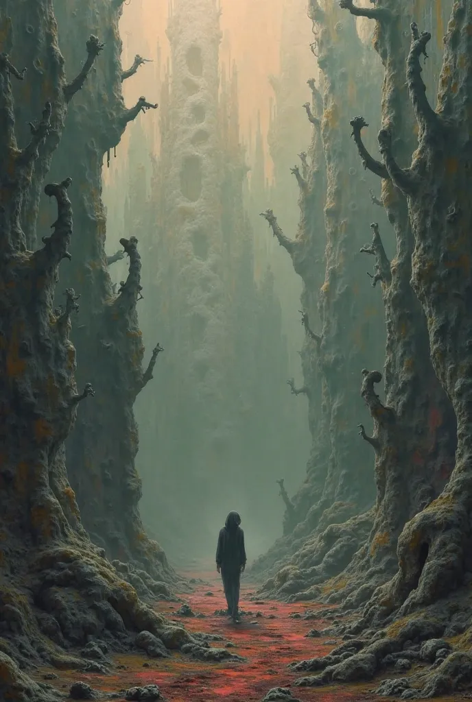 More similar to the style of Zdzisław Beksiński 