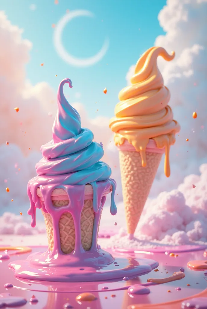 Ice cream paints