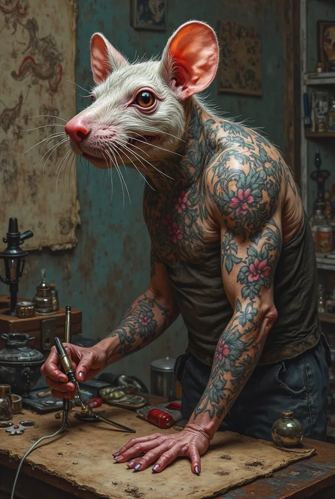 rat tattoo artist