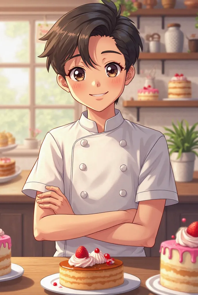 Anime Boy's Handsome Cake Master