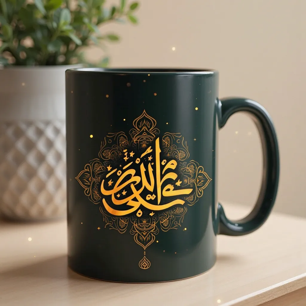 Icone ramadan Mubarak for mug and thermos 