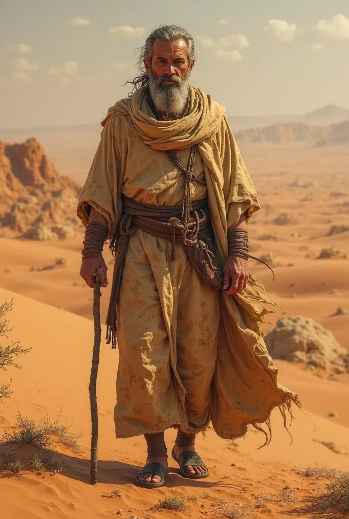 man in desert
