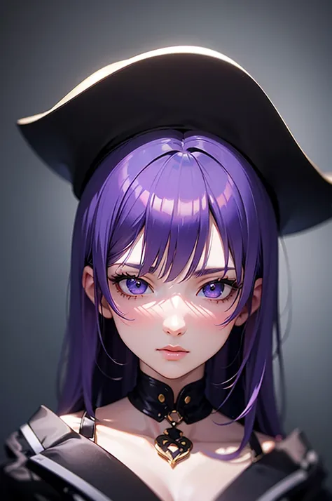  anime girls,  full body,  long hair, lila eye color,  very pretty face ,  standing,  detailed, high-resolution, photorealistic portrait of a young anime woman, with long purple hair and a very beautiful, delicate face ,  standing upright , On a quiet, atm...