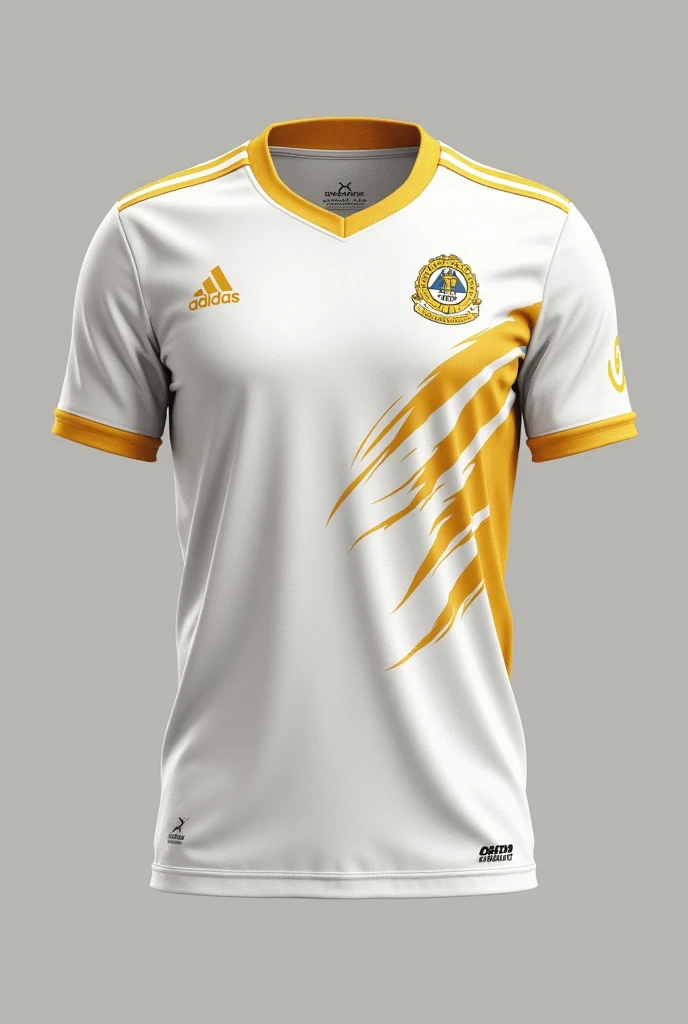 White and gold interclass team jersey for year B