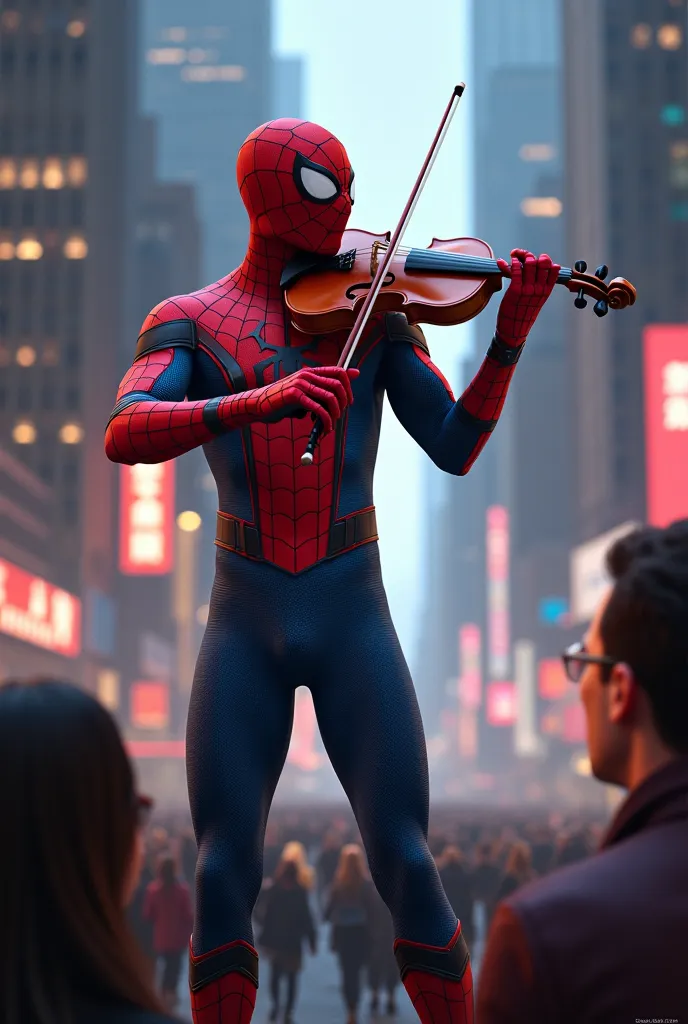 spider man sing violin ninel