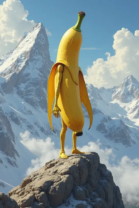 banana man on the mountain 